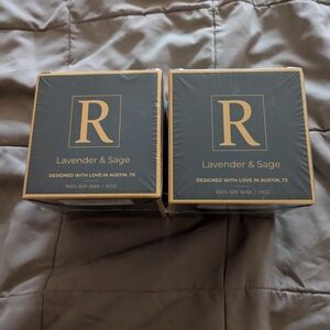 Lavender & Sage Scented Candles